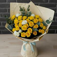 Букет цветов из:  Розы в Богословке Пензенской области