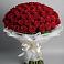 Букет 101 Красная роза Блэк Мэджик в Богословке Пензенской области