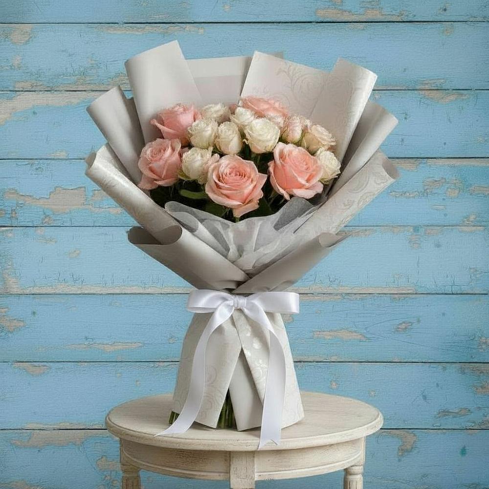 Букет цветов из: Розы в Богословке Пензенской области