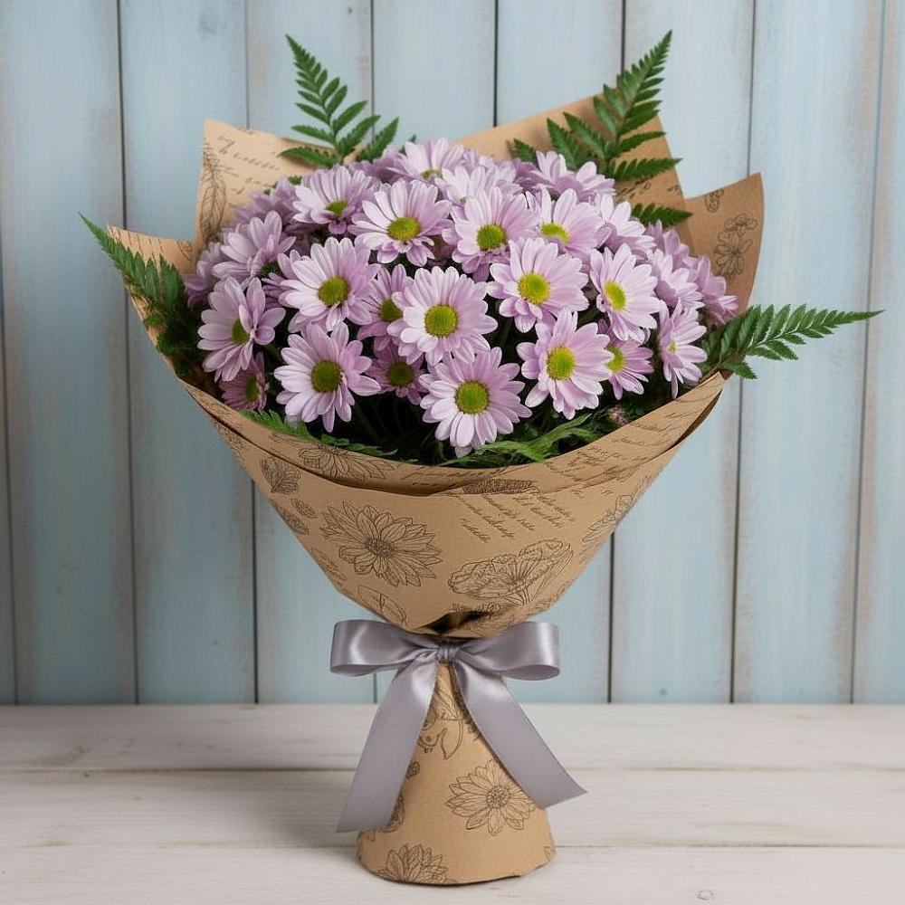 Букет цветов из: Хризантемы в Богословке Пензенской области