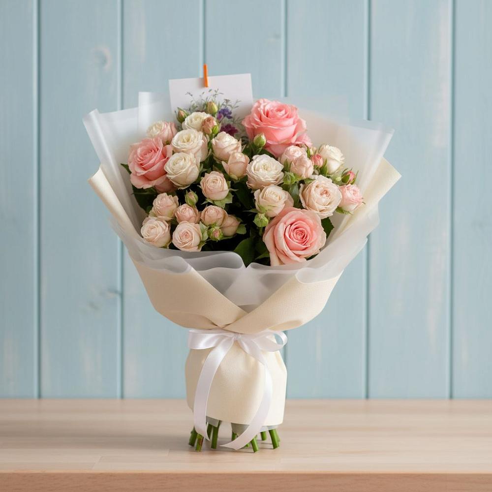 Букет цветов из: Розы в Богословке Пензенской области