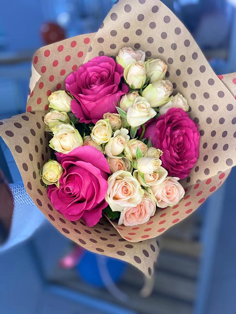 Букет цветов из: Розы в Богословке Пензенской области