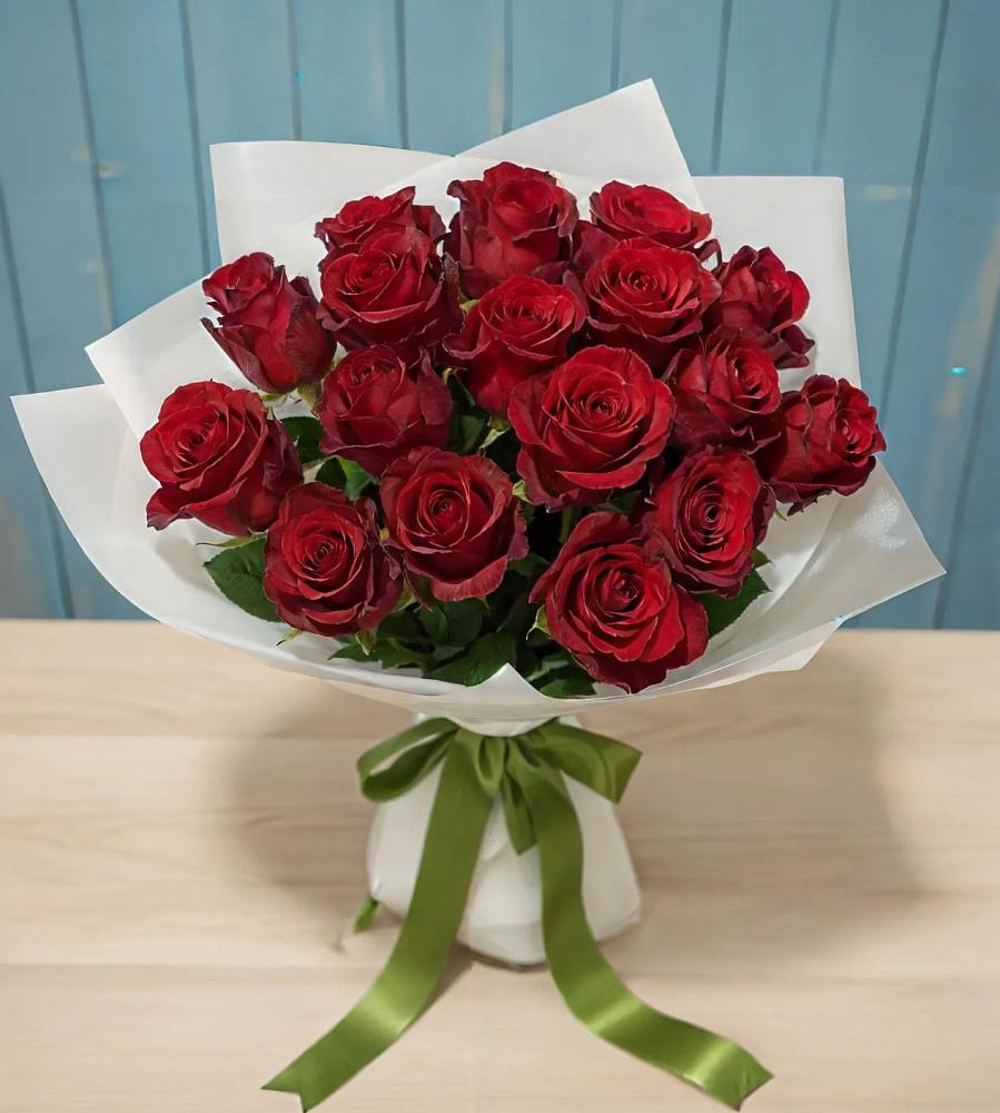 Букет Красные розы в Богословке Пензенской области