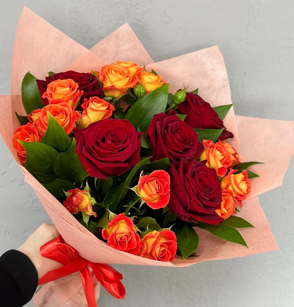 Букет Любовь и восторг в Богословке Пензенской области