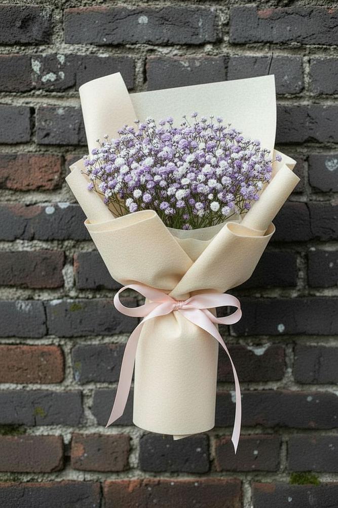 Букет цветов из: Гипсофила в Богословке Пензенской области