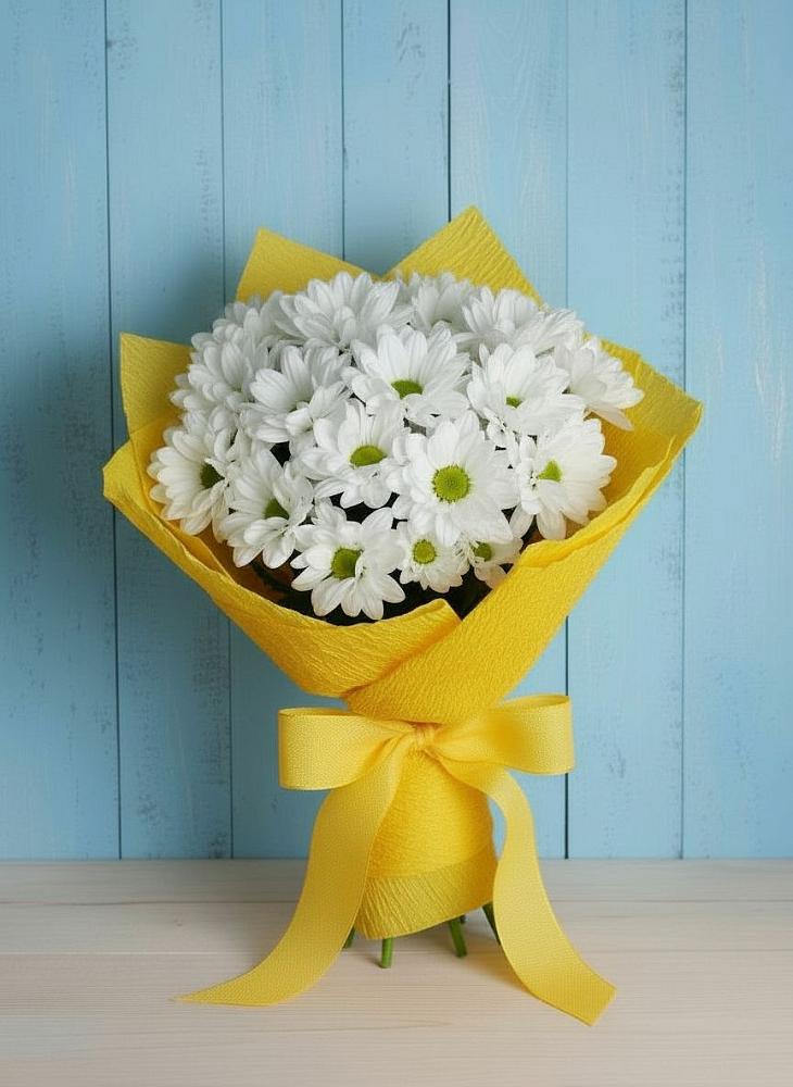 Букет цветов из: Хризантемы в Богословке Пензенской области