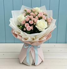 Букет цветов из:  Розы в Богословке Пензенской области