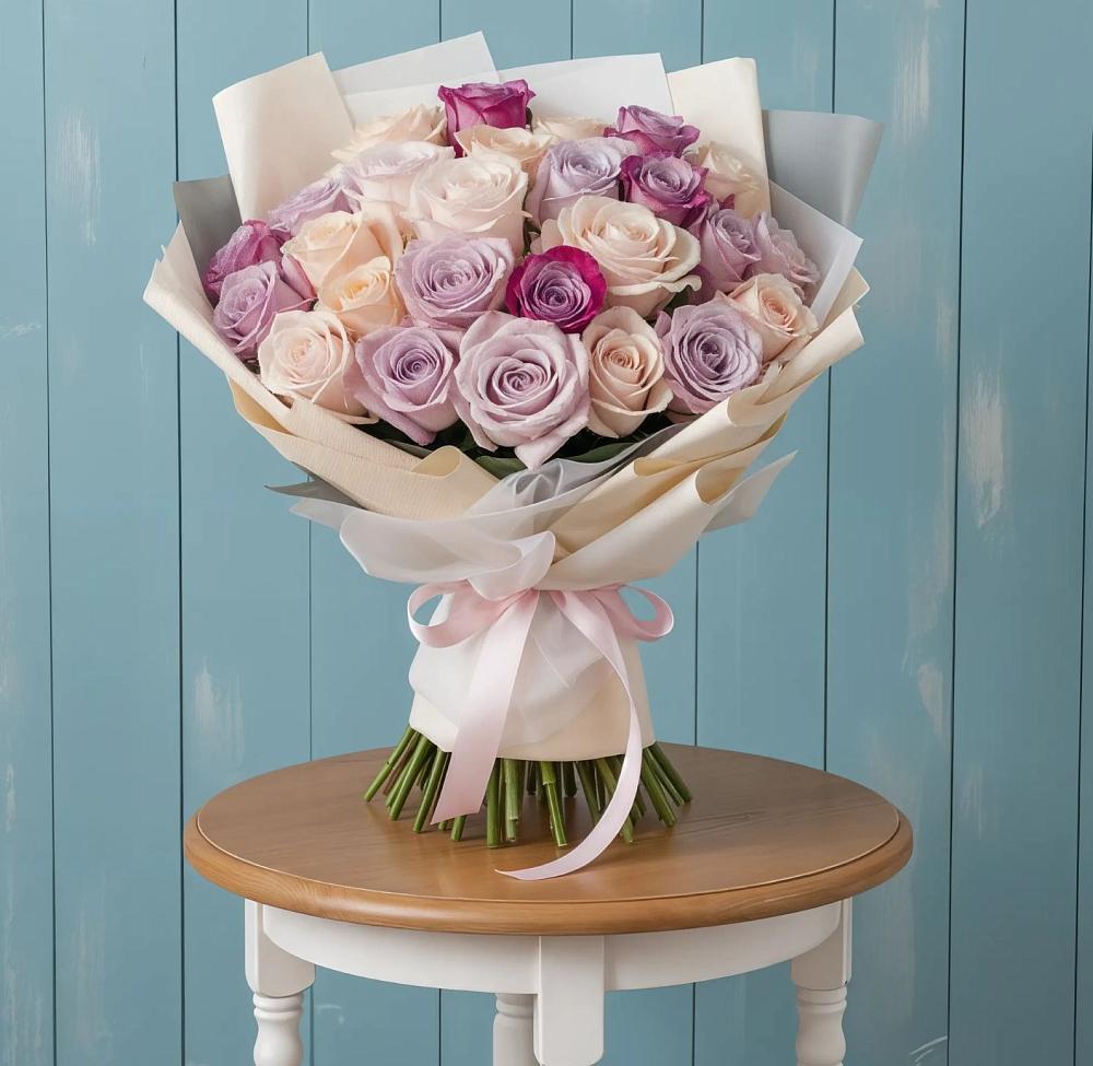 Букет цветов из: Розы в Богословке Пензенской области