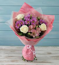 Букет цветов из:  Герберы в Богословке Пензенской области