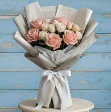 Букет цветов из:  Розы #REPLACE_PRED# Богословке Пензенской области
