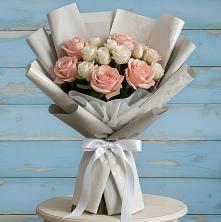 Букет цветов из:  Розы в Богословке Пензенской области
