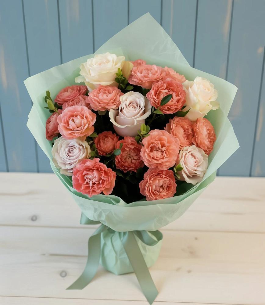 Букет цветов из: Розы в Богословке Пензенской области