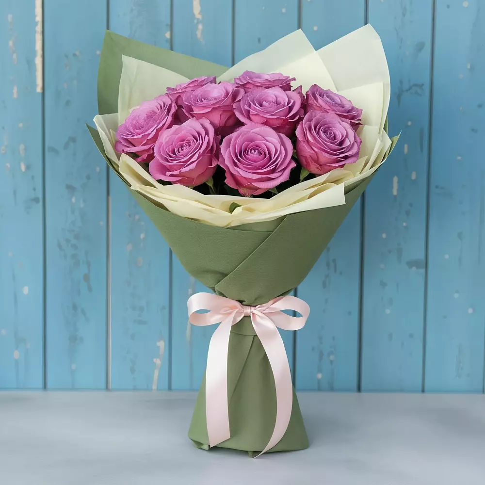 Букет Розы Фёрст Леди в Богословке Пензенской области