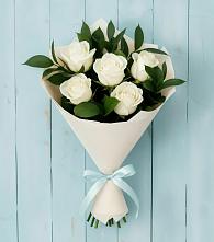 Букет цветов из:  Розы в Богословке Пензенской области