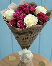 Букет цветов из:  Розы в Богословке Пензенской области