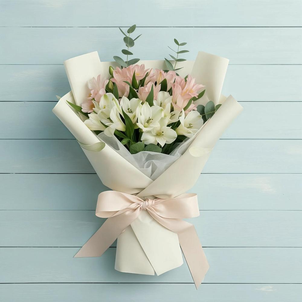 Букет цветов из: Альстромерии в Богословке Пензенской области