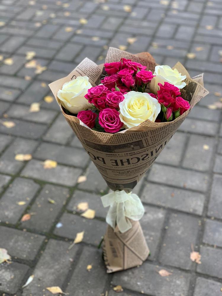 Букет цветов из: Розы в Богословке Пензенской области