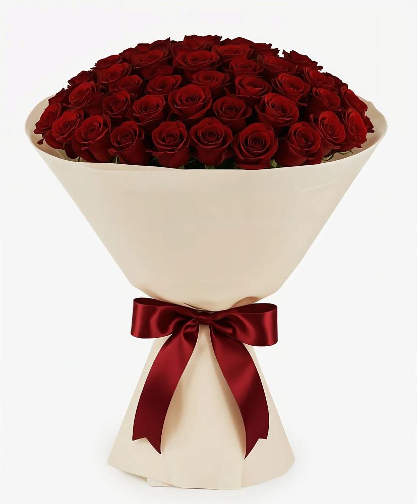 Букет 101 Бордовая роза Блэк Бакарра в Богословке Пензенской области