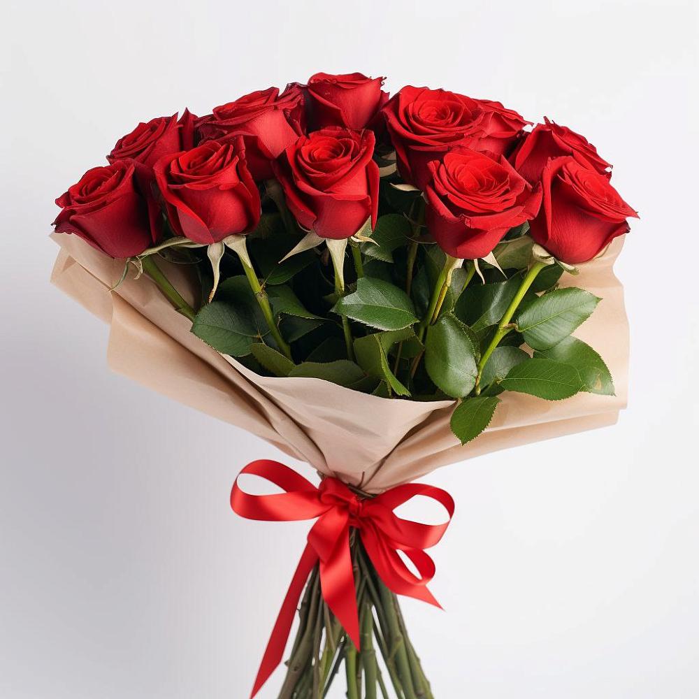 Букет 11 Красных роз Эдлесс Лав в Богословке Пензенской области