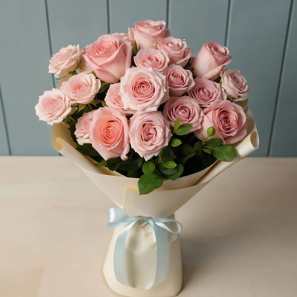 Букет Розовый шарм в Богословке Пензенской области