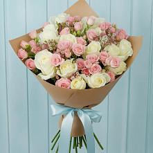 Букет цветов из:  Розы в Богословке Пензенской области