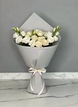 Букет цветов из:  Розы и Лизиантусы в Богословке Пензенской области